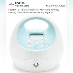Spectra S1 Plus Portable Breast Pump EUC with accessories